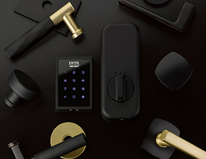 EMTEK-Door-Hardware-Electronic-Locks-EMPowered-Motorized-Touchscreen-Keypad-Flat-Black-on-Black
