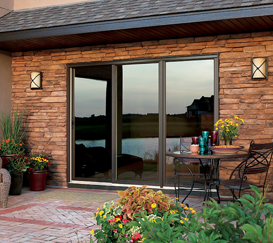 Marvin Elevate Collection Windowrama, Marvin Sliding Patio Door With Blinds